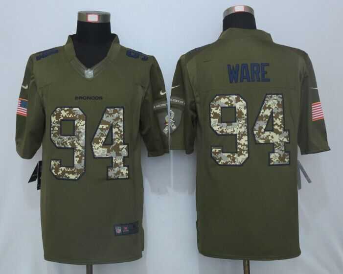 Nike Limited Denver Broncos #94 Ware Green Men's Salute To Service Stitched Jersey,We sell and wholesale Nike Limited Denver Broncos #94 Ware Green Men's Salute To Service Stitched Jersey on line form chian!